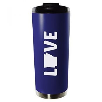 16 oz Vacuum Insulated Tumbler with Lid - Arkansas Love - Arkansas Love