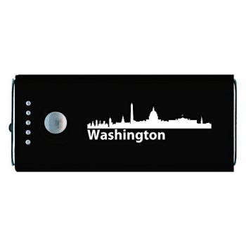 Quick Charge Portable Power Bank 5200 mAh - Washington D.C. City Skyline