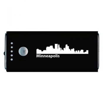 Quick Charge Portable Power Bank 5200 mAh - Minneapolis City Skyline