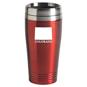16 oz Stainless Steel Insulated Tumbler - Colorado State Outline - Colorado State Outline