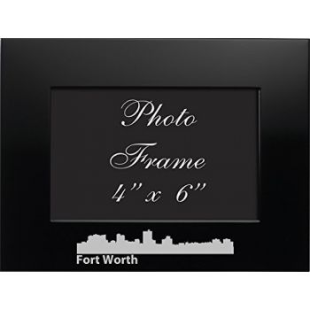 4 x 6  Metal Picture Frame - Fort Worth City Skyline