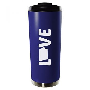 16 oz Vacuum Insulated Tumbler with Lid - Iowa Love - Iowa Love