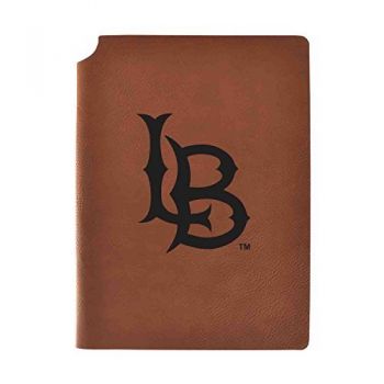 Leather Hardcover Notebook Journal - Long Beach State 49ers
