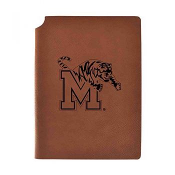 Leather Hardcover Notebook Journal - Memphis Tigers
