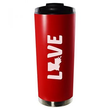 16 oz Vacuum Insulated Tumbler with Lid - Louisiana Love - Louisiana Love