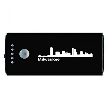 Quick Charge Portable Power Bank 5200 mAh - Milwaukee City Skyline