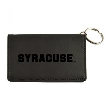 PU Leather Card Holder Wallet - Syracuse Orange