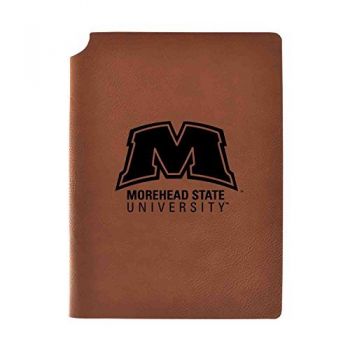 Leather Hardcover Notebook Journal - Morehead State Eagles