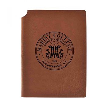 Leather Hardcover Notebook Journal - Marist Red Foxes
