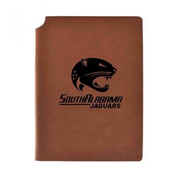 Leather Hardcover Notebook Journal - South Alabama Jaguars