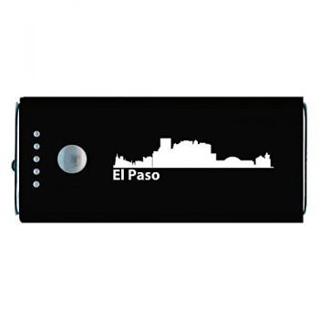 Quick Charge Portable Power Bank 5200 mAh - El Paso City Skyline
