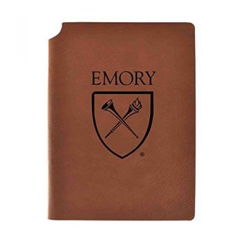 Leather Hardcover Notebook Journal - Emory Eagles