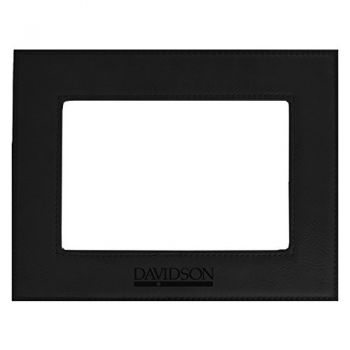 4 x 6 Velour Leather Picture Frame - Davidson Wildcats