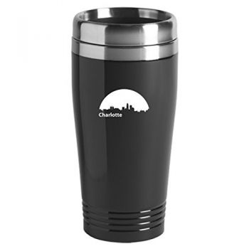 16 oz Stainless Steel Insulated Tumbler - Charlotte City Skyline