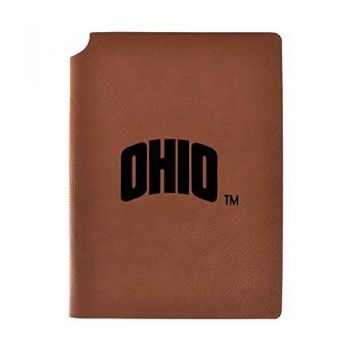 Leather Hardcover Notebook Journal - Ohio Bobcats