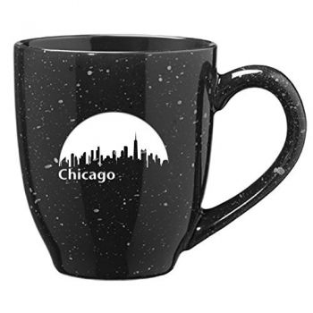 16 oz Ceramic Coffee Mug with Handle - Chicago City Skyline