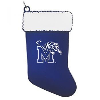 Pewter Stocking Christmas Ornament - Memphis Tigers