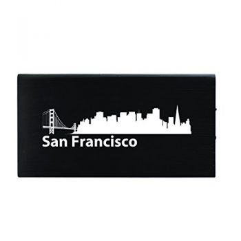 Quick Charge Portable Power Bank 8000 mAh - San Francisco City Skyline
