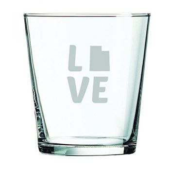 13 oz Cocktail Glass - Utah Love - Utah Love