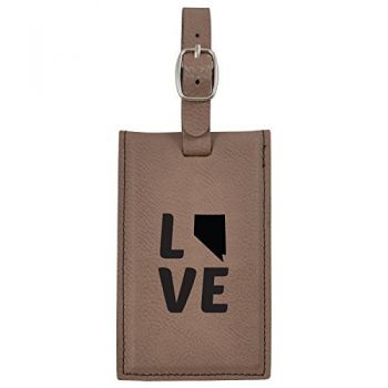 Travel Baggage Tag with Privacy Cover - Nevada Love - Nevada Love