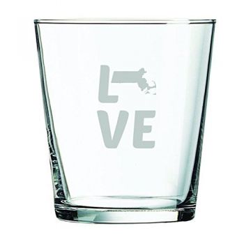 13 oz Cocktail Glass - Massachusetts Love - Massachusetts Love