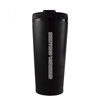 16 oz Insulated Tumbler with Lid - Georgia College Bobcats