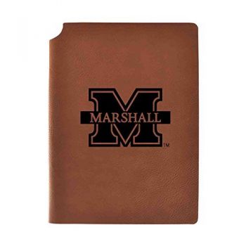 Leather Hardcover Notebook Journal - Marshall Thundering Herd