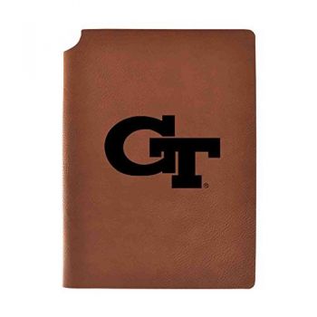 Leather Hardcover Notebook Journal - Georgia Tech Yellowjackets