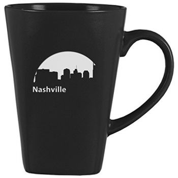 14 oz Square Ceramic Coffee Mug - Nashville City Skyline