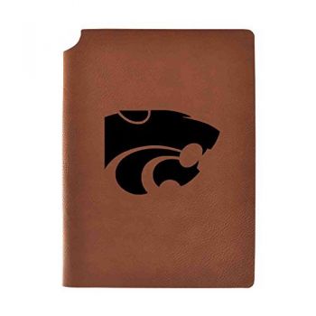 Leather Hardcover Notebook Journal - Kansas State Wildcats