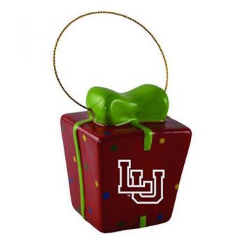 Ceramic Gift Box Shaped Holiday - Lamar Big Red
