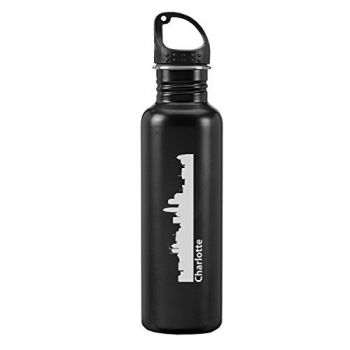 24 oz Reusable Water Bottle - Charlotte City Skyline