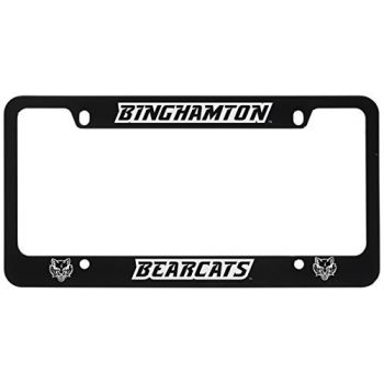 Stainless Steel License Plate Frame - Binghamton Bearcats