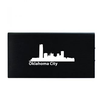 Quick Charge Portable Power Bank 8000 mAh - Oklahoma City Skyline