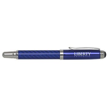 Carbon Fiber Rollerball Twist Pen - Liberty Flames