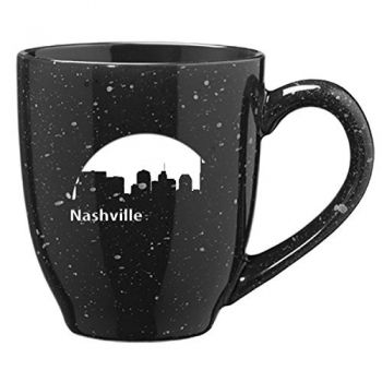 16 oz Ceramic Coffee Mug with Handle - Nashville City Skyline