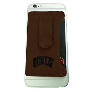 Cell Phone Card Holder Wallet with Money Clip - UNLV Rebels