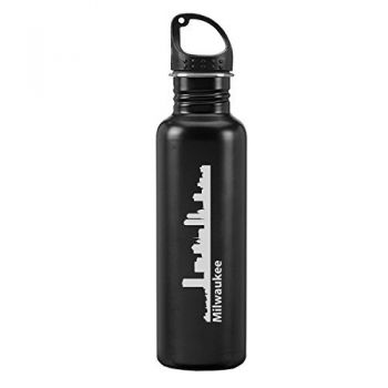 24 oz Reusable Water Bottle - Milwaukee City Skyline