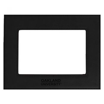 4 x 6 Velour Leather Picture Frame - Oakland Grizzlies
