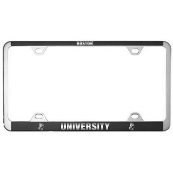 Stainless Steel License Plate Frame - Boston University