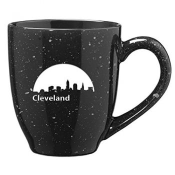 16 oz Ceramic Coffee Mug with Handle - Cleveland City Skyline