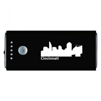 Quick Charge Portable Power Bank 5200 mAh - Cincinnati City Skyline