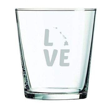 13 oz Cocktail Glass - Hawaii Love - Hawaii Love