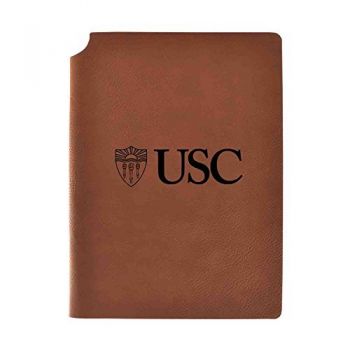 Leather Hardcover Notebook Journal - USC Trojans