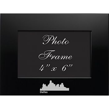 4 x 6  Metal Picture Frame - Dallas City Skyline