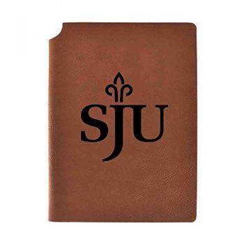 Leather Hardcover Notebook Journal - St. Joseph's Hawks