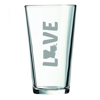 16 oz Pint Glass  - Louisiana Love - Louisiana Love