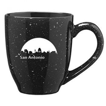 16 oz Ceramic Coffee Mug with Handle - San Antonio City Skyline
