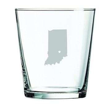 13 oz Cocktail Glass - I Heart Indiana - I Heart Indiana