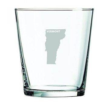 13 oz Cocktail Glass - Vermont State Outline - Vermont State Outline